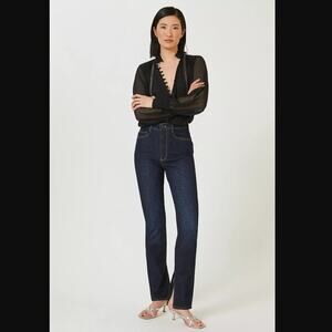 Anthropologie Pilcro The Split Straight Jeans - 27 Waist - New